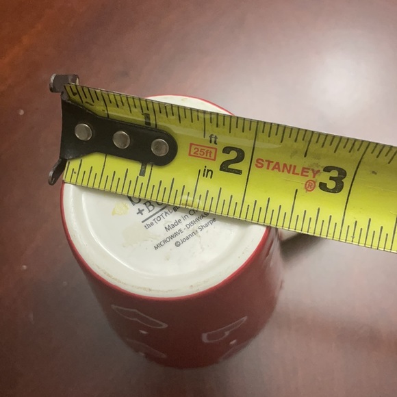 Burton & Burton “I’m A Mom What’s Your SuperPower”Red and Pink Hearts Coffee Mug - Picture 8 of 13